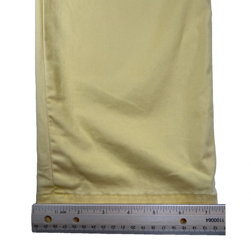 Polo Ralph Lauren Pants Chino Mens 32x32 Yellow Stretch Straight Fit